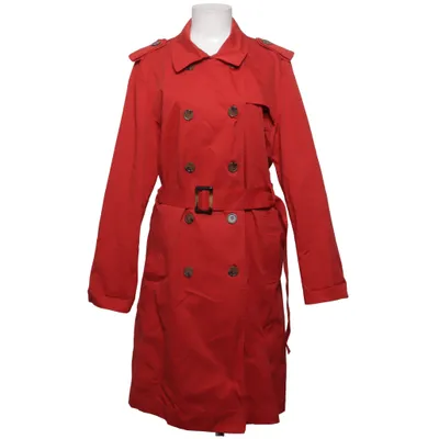 Trenchcoat (Rød) fra Yest Bomuld, Polyester