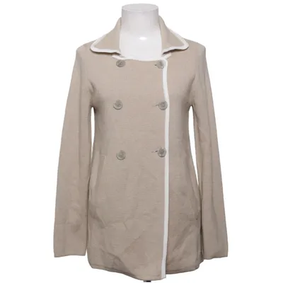 Strickjacke (Beige) von Bruno Manetti Kaschmir, Baumwolle