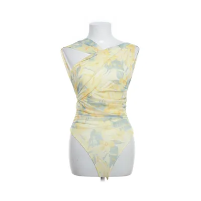 Body (Yellow, Green) from Zara Elastane, Polyester