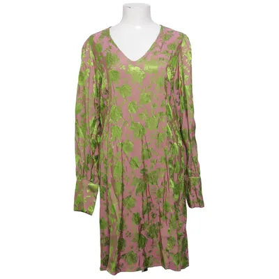 Dress (Pink, Green) from Selected Femme Polyester, Viscose