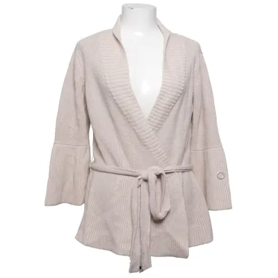 Wrap cardigan (Beige) from STOCKH LM Acrylic, Metallic fiber, Polyester, Wool