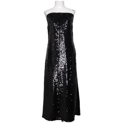 Aftenkjole (Sort) fra Lindex Elastan, Polyester