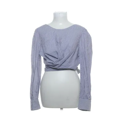 Topp (Blå, Vit) från Zara Basic Collection Bomull