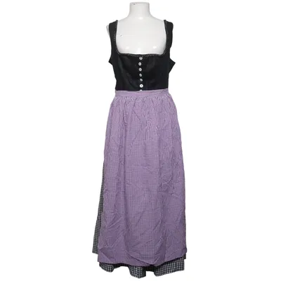 Dirndl (Svart, Lila) från Trachten-mad'l Bomull, Linne, Polyester