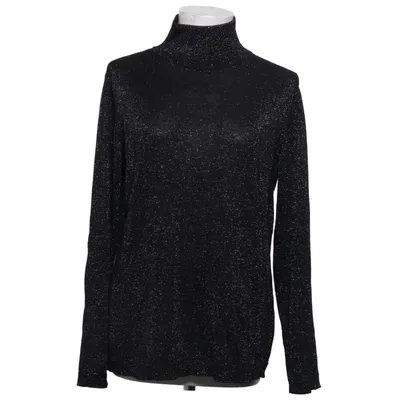 Pul à col roulé (Noir) de Pescara Fibre métallique, Polyamide, Viscose