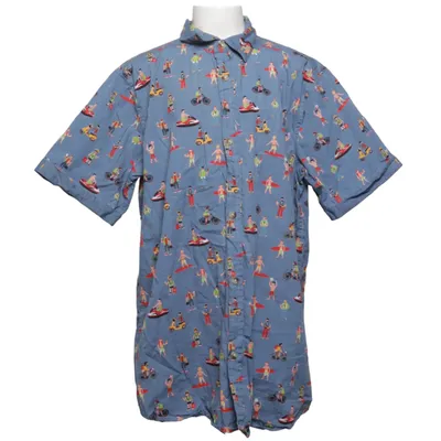 Short sleeve shirt (Blue, Multicolored) from Lemon Beret Cotton