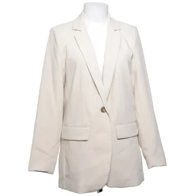 Blazer (Beige) fra Object Genanvendt polyester, Viscose