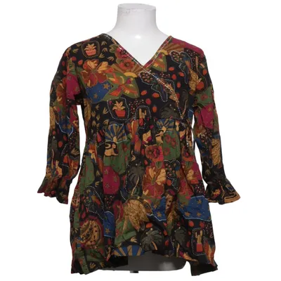 Blus (Svart, Flerfärgad) från Rainbow Bomull