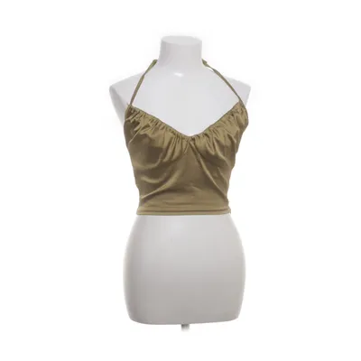 Crop top (Brown) from Nadnad Elastane, Polyester