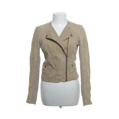 Bikerjacka (Beige) från Vera Mode Swedish Design Polyester, Skinn