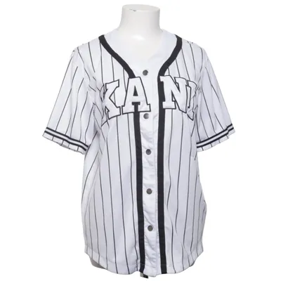 Baseballtrøje (Hvid, Sort) fra Karl Kani Polyester
