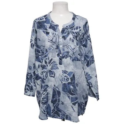 Bluse (Blau, Weiß) von Isolde Baumwolle