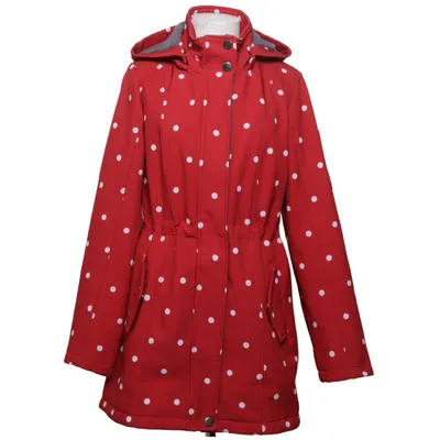 Coat (Red, White) from Odyssee Polyester