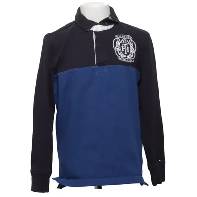 Rugby shirt (Blue, Black, White) from Tommy Hilfiger Cotton