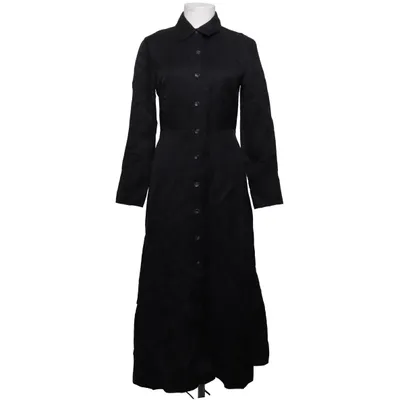Blousejurk (Zwart) van Massimo Dutti Linnen, Lyocell, Viscose