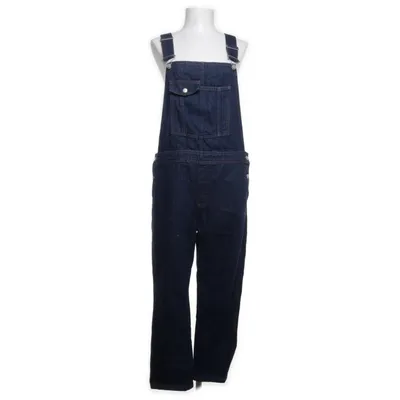 Tuinbroek (Blauw) van Topshop Moto Katoen