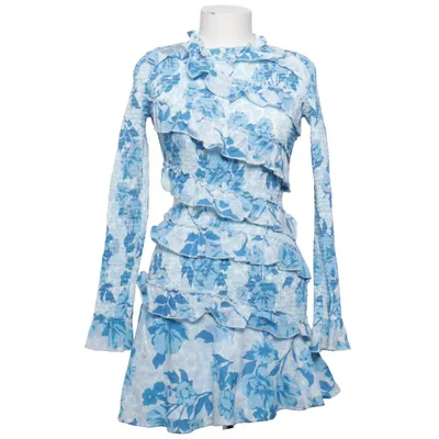Jurk (Blauw, Wit) van Sabo Luxe Katoen