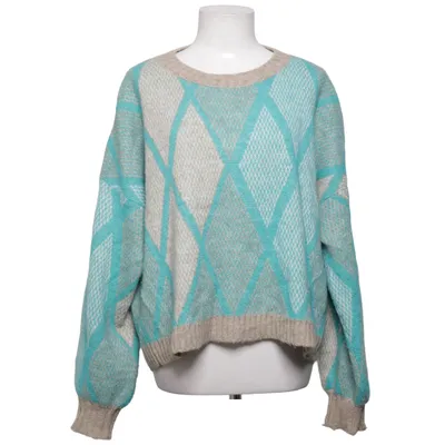 Trui (Turquoise, Beige, Meerkleurig) van Summum Acryl, Polyamide, Viscose, Wol
