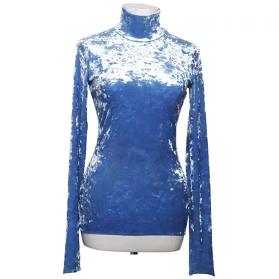 Turtleneck (Blå) fra Tibi Polyester, Polyurethan