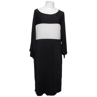 Klänning (Svart, Vit) från Ilse Jacobsen Elastan, Polyester