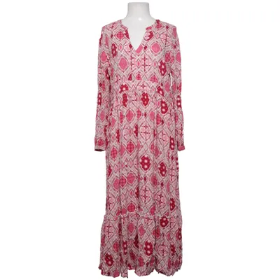 Robe longue (Rose, Blanc, Multicolore) de Unmade Copenhagen Viscose