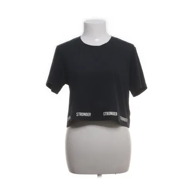 Träningstopp (Svart, Vit) från Stronger Elastan, Återvunnen polyester