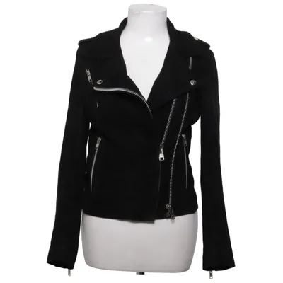 Bikerjakke (Sort) fra MDK Bomuld, Polyester, Ruskind