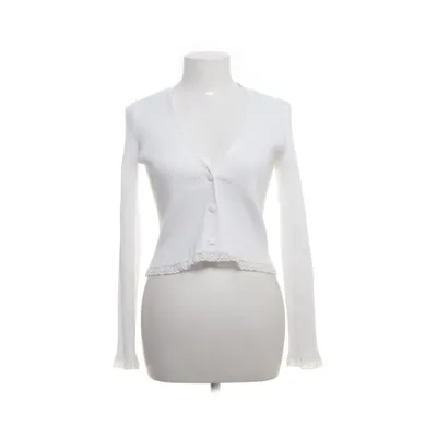 Cardigan (White) from For Love & Lemons Nylon, Polyester, Viscose