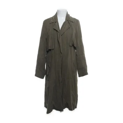Trenchcoat (Grön) från Zara Basic Outerwear Bomull, Lyocell