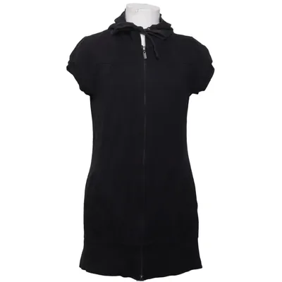 Short sleeve hoodie (Black) from H&M Sport Cotton, Elastane
