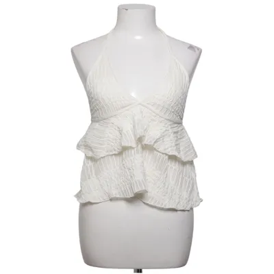Halter neck top (White) from Pull & Bear Cotton, Elastane, Polyester