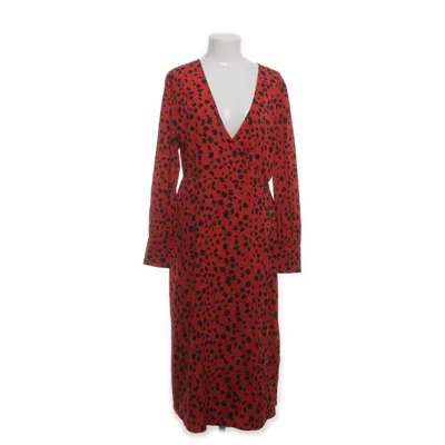 Omlottklänning (Svart, Röd) från Influence Polyester