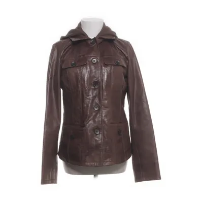 Läderjacka (Brun) från Jake*s Bomull, Polyester, Skinn