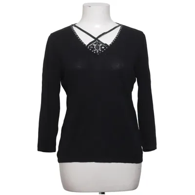 Pull-over (Noir) de Paon Coton, Viscose