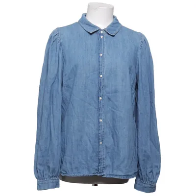 Denim blouse (Blauw) van Vero Moda Denim Katoen