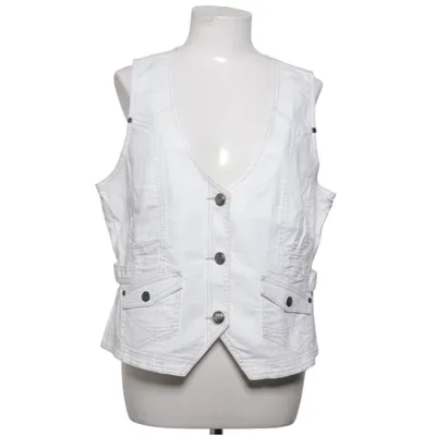 Spijker gilet (Wit) van Cecil Katoen, Elastaan