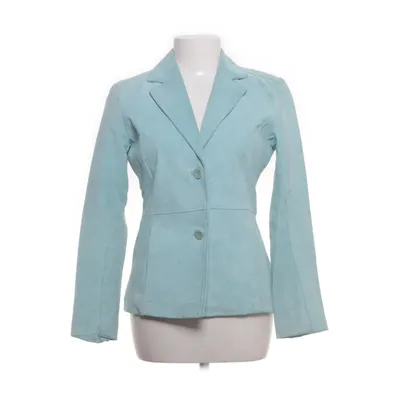 Læderblazer (Blå) fra Vintage Look Læder