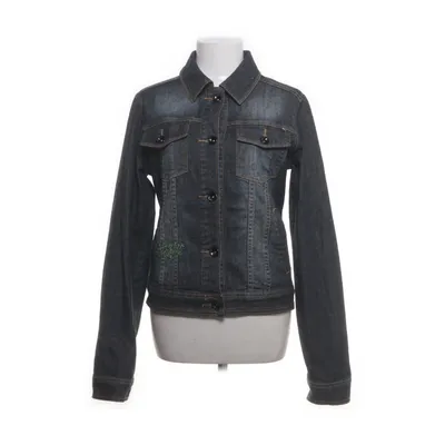 Denim jacket (Black, Multicolored) from Ed Hardy by Christian Audigier Cotton, Elastane