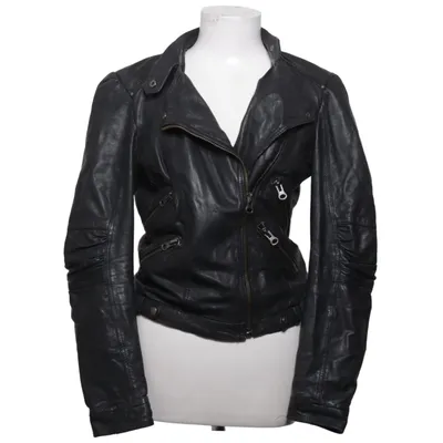 Veste de motard (Noir) de Zara Woman Cuir, Polyester