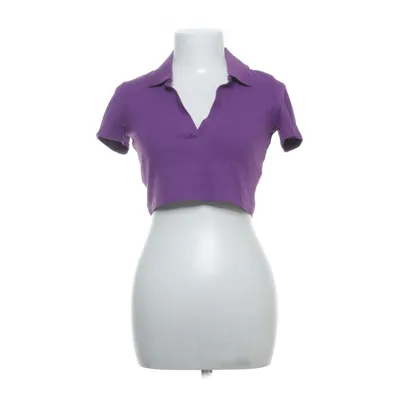 Chemise à manches courtes (Violet) de Monki Coton, Élasthane