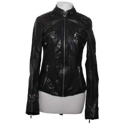 Veste en cuir (Noir) de Frocella Cuir