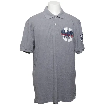 Poloshirt (Grau) von Harvey Miller Baumwolle, Polyester