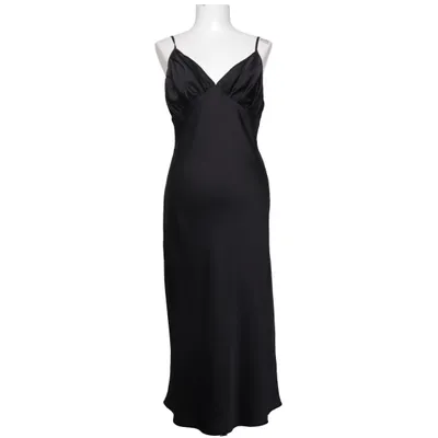 Maxikjole (Sort) fra Abercrombie & Fitch Polyester