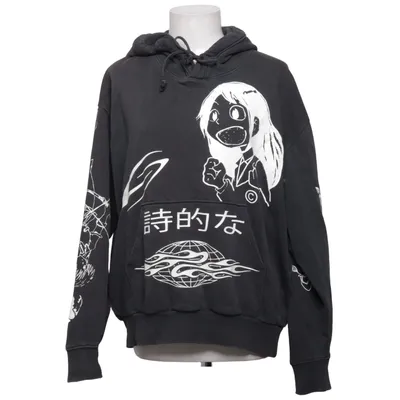 Sweat à capuche (Noir) de Weekday Coton, Polyester