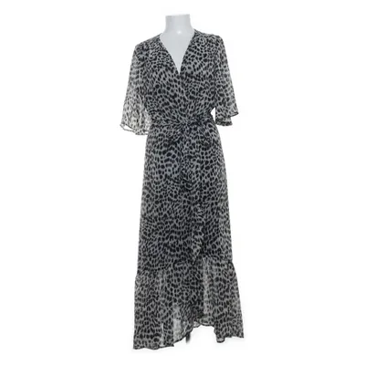 Omlottklänning (Svart, Vit) från Mango Polyester