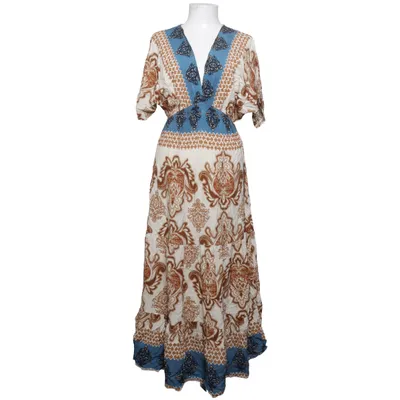 Maxi jurk (Beige, Blauw, Bruin)