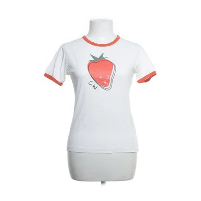 T-shirt (Vit, Röd) från CW by Carin Wester Bomull, Elastan