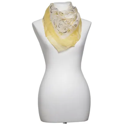 Sjaaltje (Geel, Meerkleurig) van Christian Dior Polyamide, Zijde
