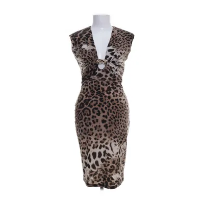 Klänning (Brun, Svart) från Roberto Cavalli Elastan, Nylon