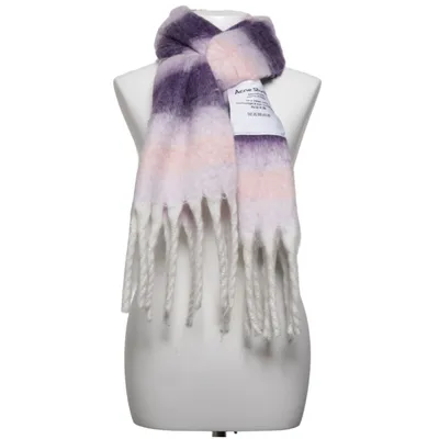 Halsduk (Lila, Rosa, Flerfärgad) från Acne Studios Alpackaull, Mohair, Polyamid